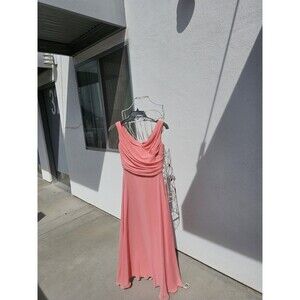 After Six Sleeveless Bridesmaid Dress Ginger Size 4 100% Polyester Style 6667